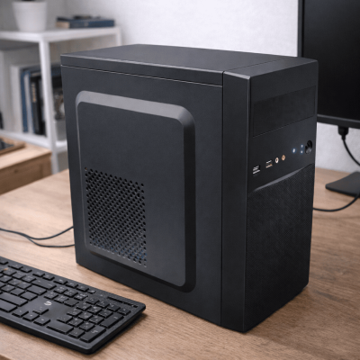 computador pc escritório tela inicial